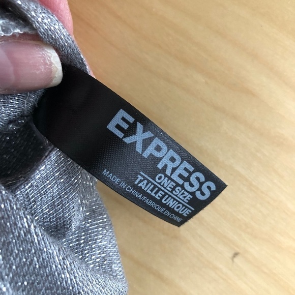 EXPRESS Silky Metallic Lightweight Scarf - Picture 3 of 7